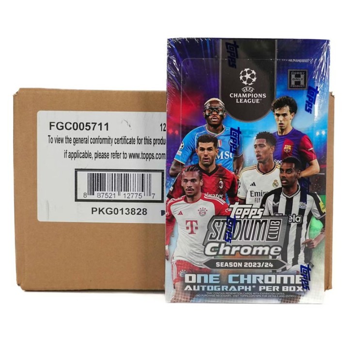 2023-24 Topps Stadium Club Chrome UEFA Champions Hobby